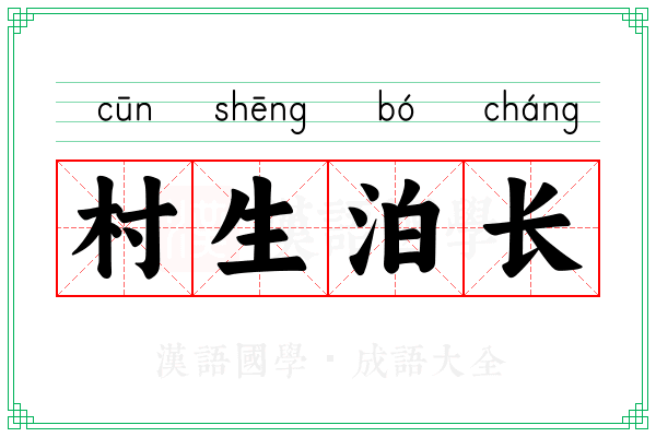 村生泊长