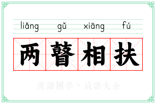 两瞽相扶