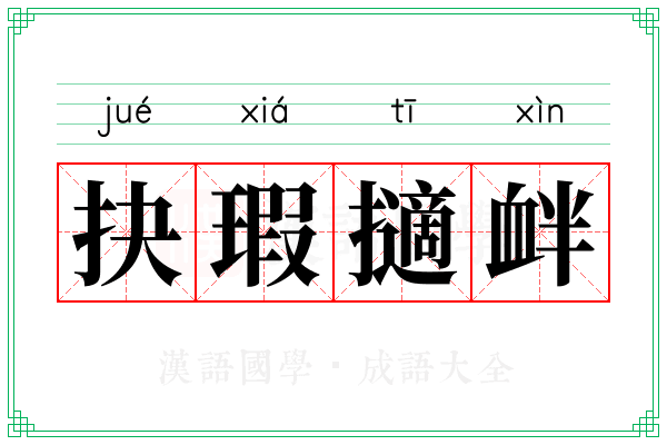 抉瑕擿衅