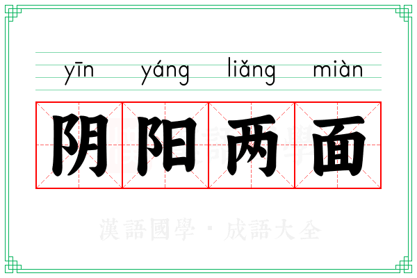 阴阳两面