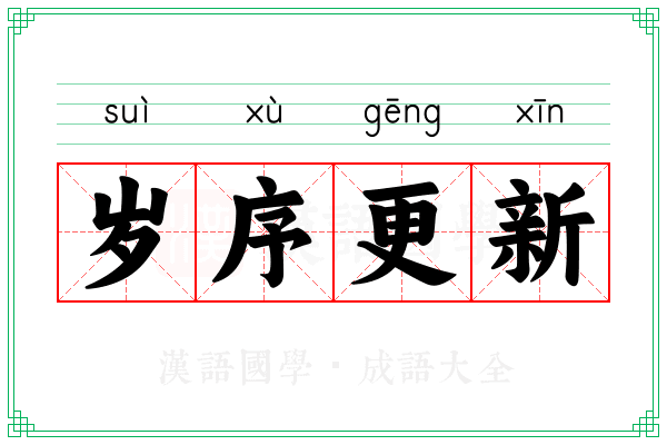 岁序更新