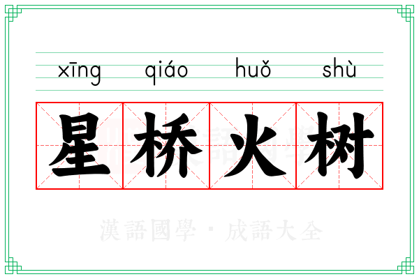星桥火树