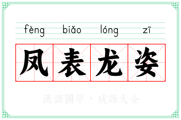 凤表龙姿