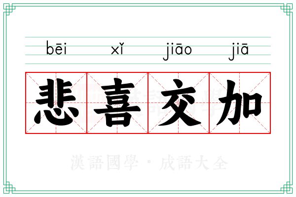 悲喜交加