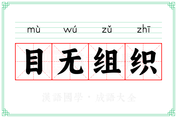 目无组织