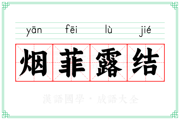 烟菲露结