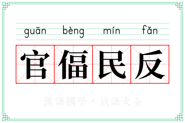 官偪民反