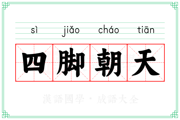 四脚朝天