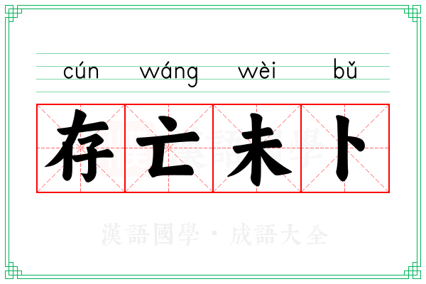存亡未卜
