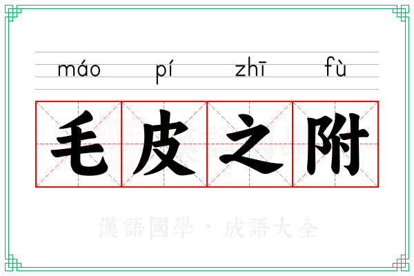 毛皮之附