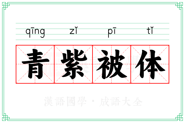 青紫被体