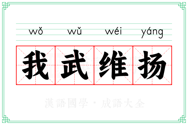 我武维扬