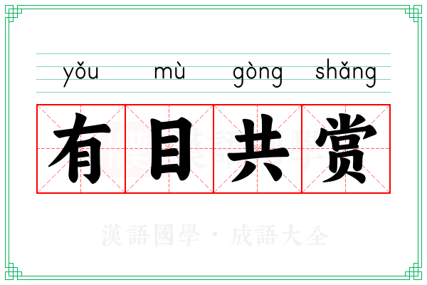 有目共赏