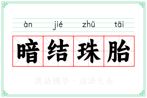 暗结珠胎