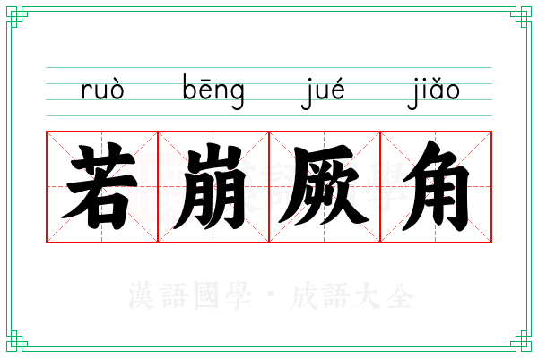 若崩厥角