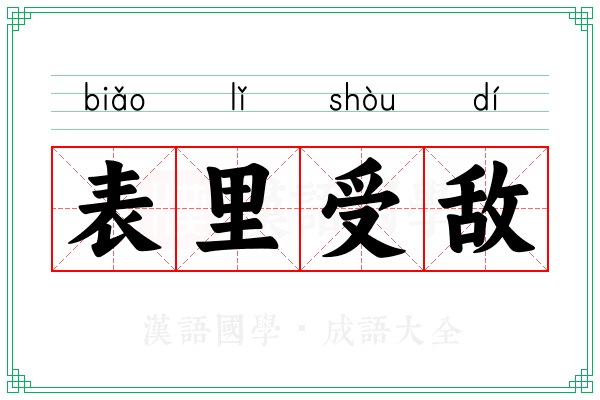 表里受敌