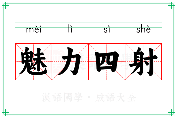 魅力四射