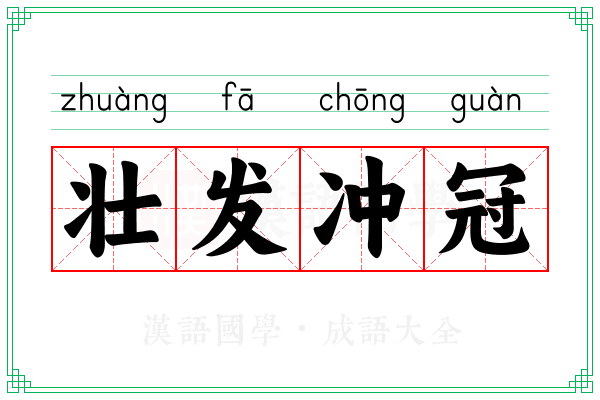 壮发冲冠