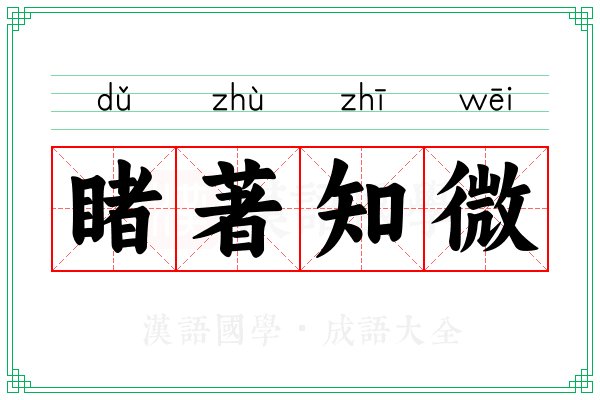 睹著知微