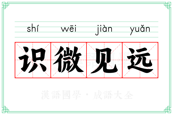 识微见远
