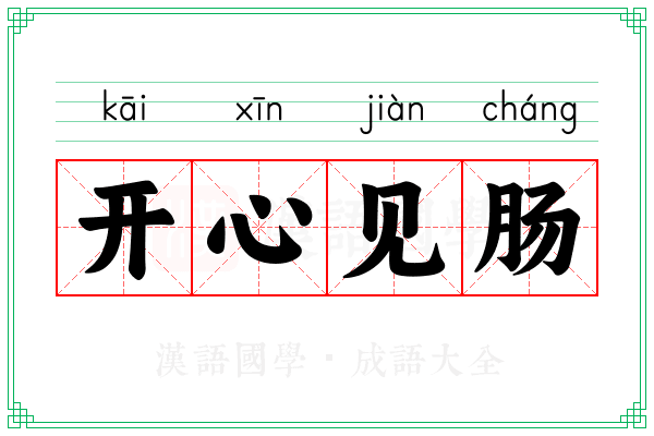 开心见肠
