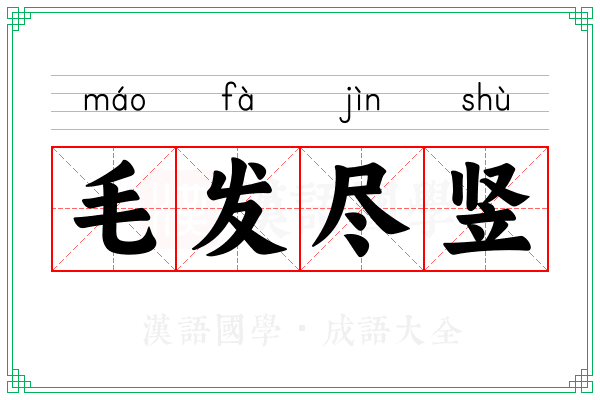 毛发尽竖