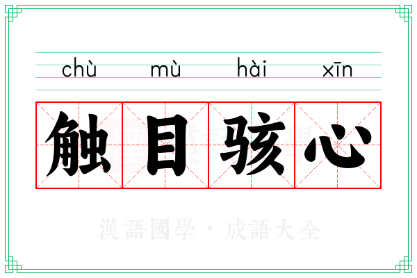 触目骇心