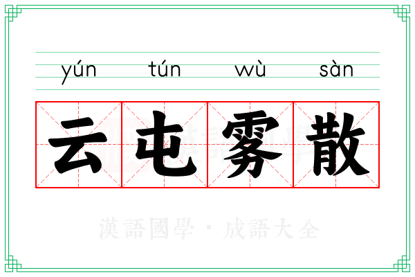 云屯雾散