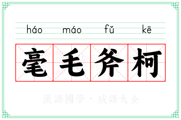 毫毛斧柯