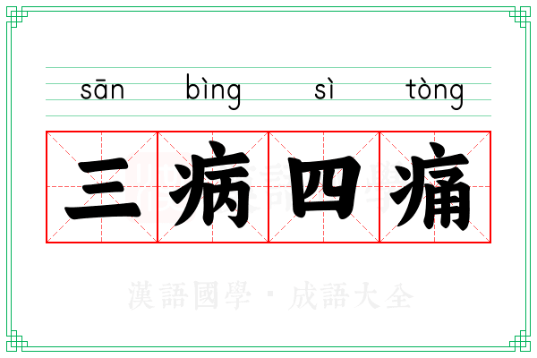 三病四痛