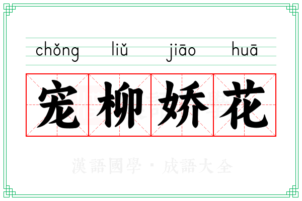 宠柳娇花