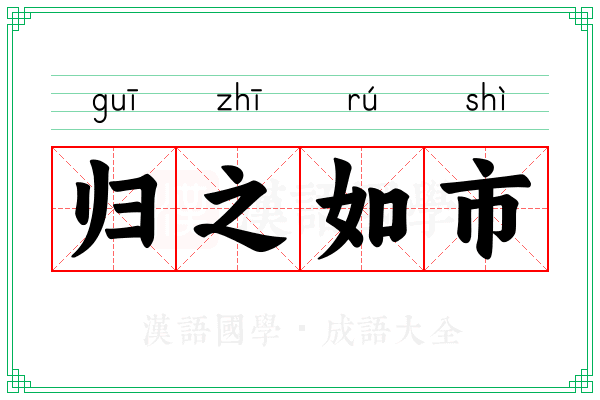 归之如市