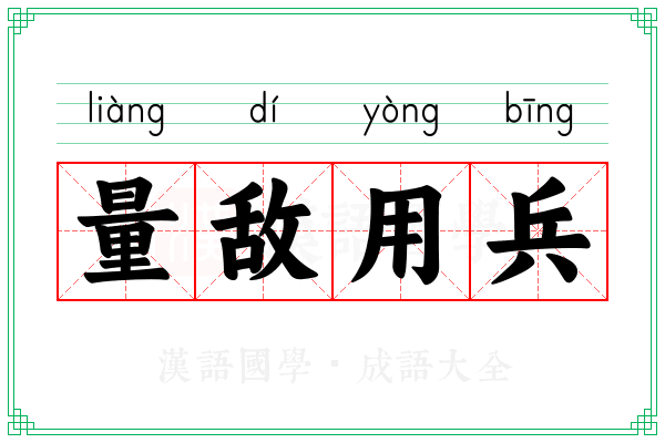 量敌用兵
