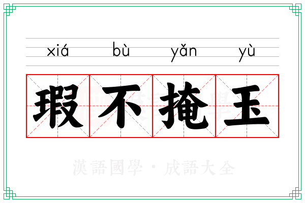 瑕不掩玉