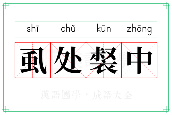 虱处裻中