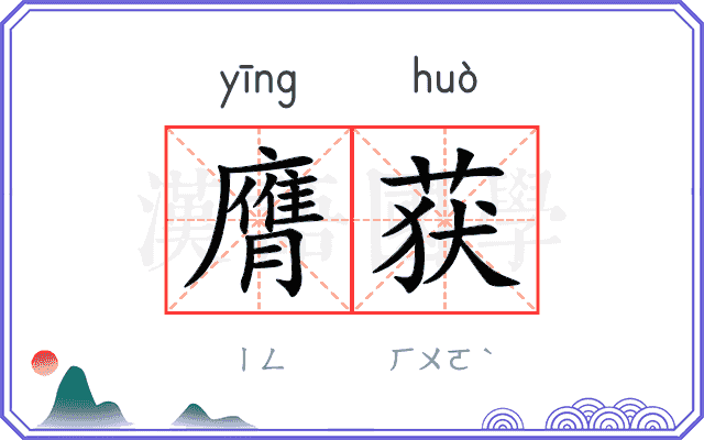 膺获