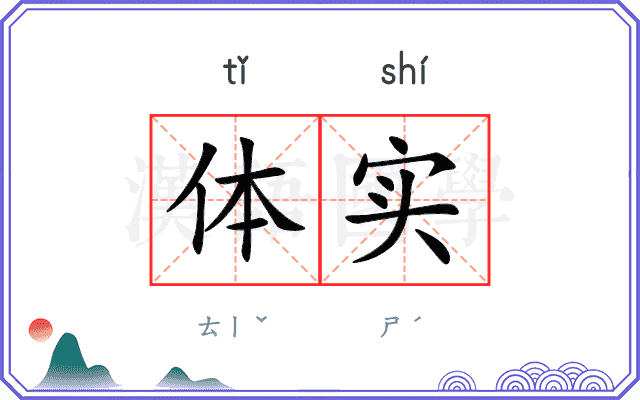 体实