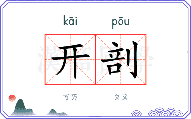 开剖