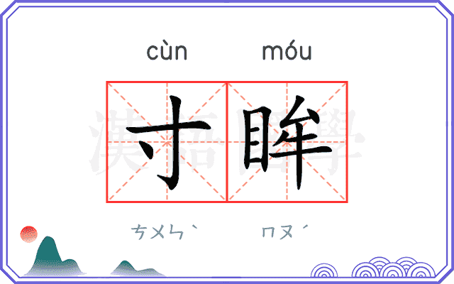 寸眸