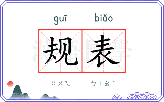 规表