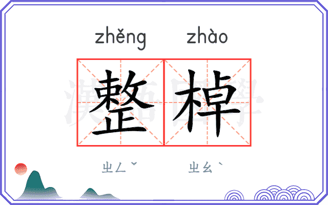 整棹