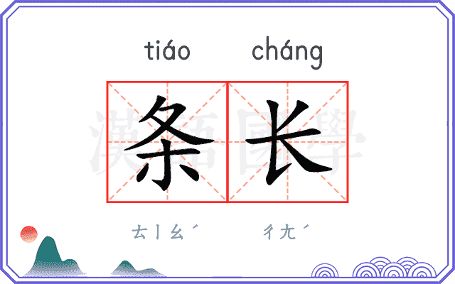 条长