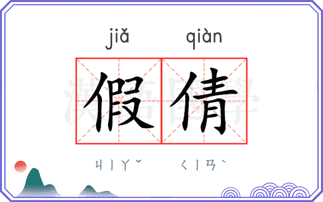 假倩