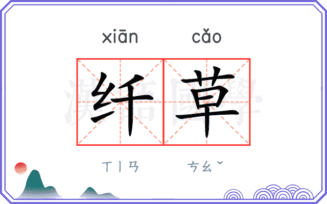 纤草