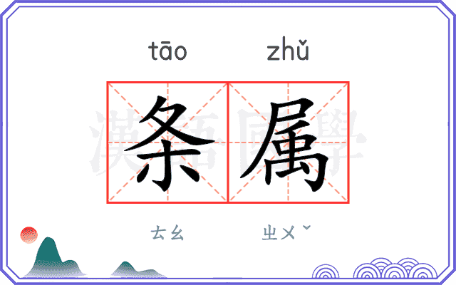 条属