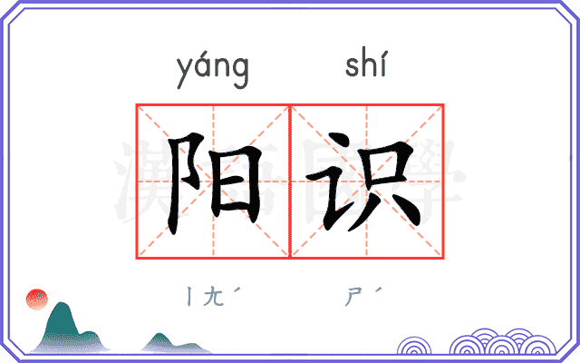 阳识