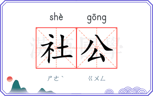 社公