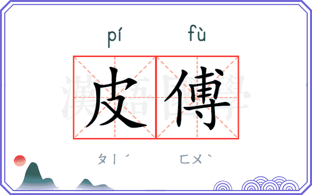 皮傅