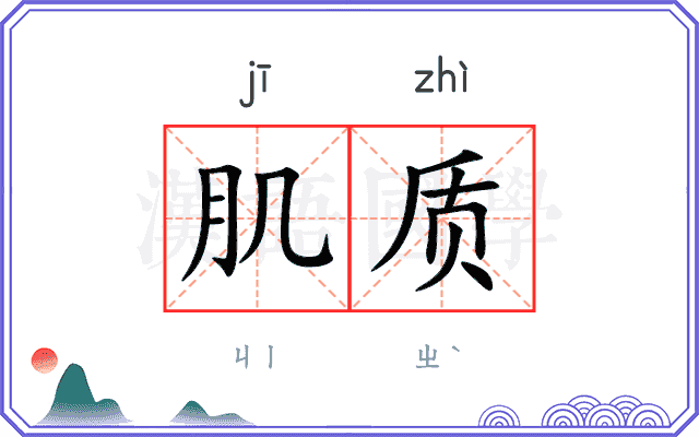 肌质