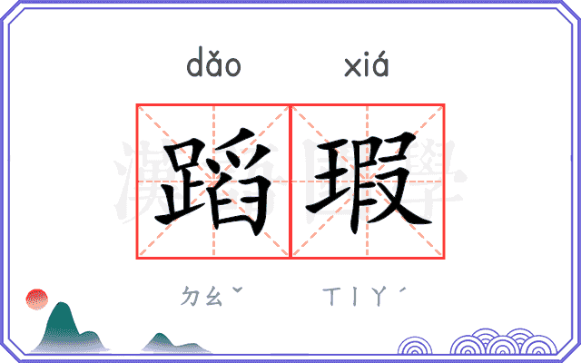 蹈瑕